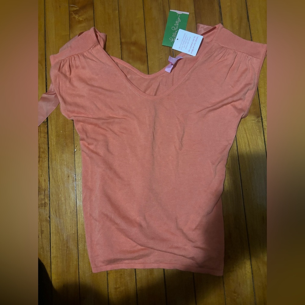 Lilly Pulitzer  short sleeve lightweight sweater